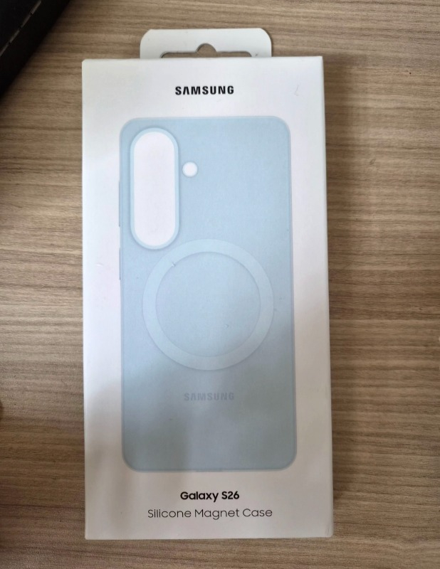 Samsung Galaxy S26 Silikon Magnet Kılıf - Açık Mavi