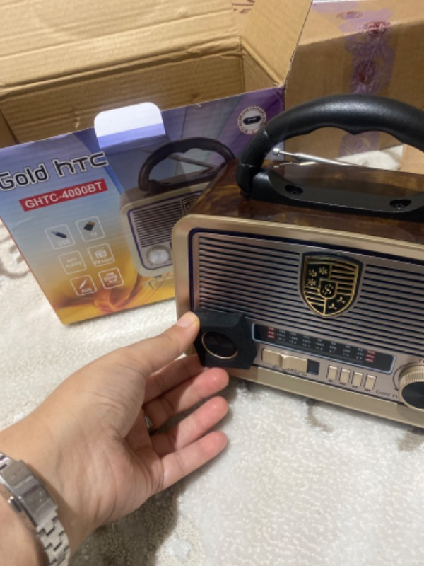 Everton Rt-301 Nostalji Bluetooth Şarjlı Radyo Usb Sd Mp3 Player