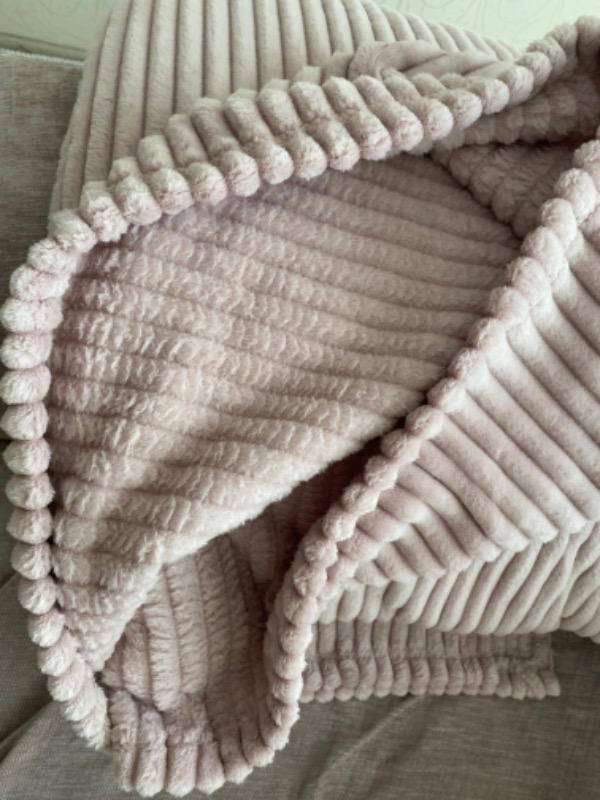 Yataş Bedding Holly Wellsoft Battaniye Çift Kişilik - Pudra