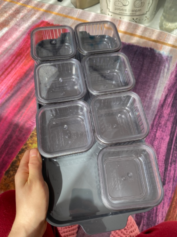 Vıenev 8 Bölmeli Kapaklı Kahvaltılık Seti