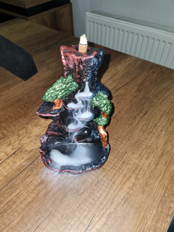 Tedi Sanat Dağ Yeni Şelale Geri Akış Tütsülük Buhurdanlık