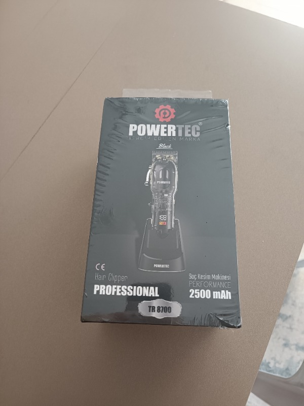 Powertec TR-8700 Saç Tıraş Makinesi Siyah