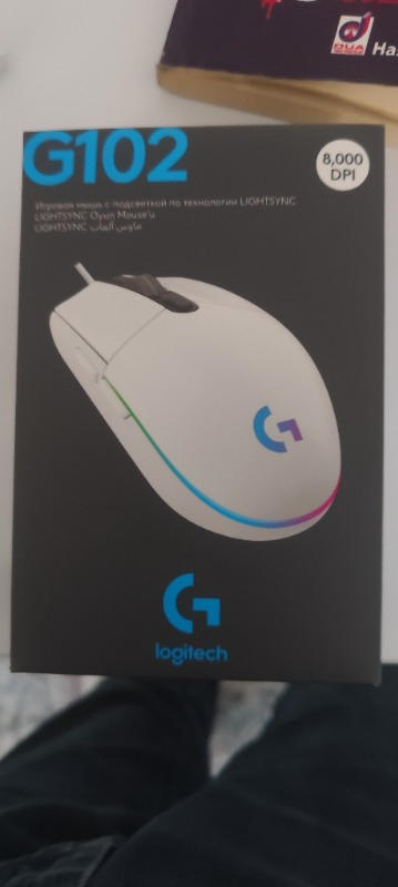 Logitech G G102 LIGHTSYNC RGB Aydınlatmalı 8.000 DPI Kablolu Oyuncu Mouse – Beyaz
