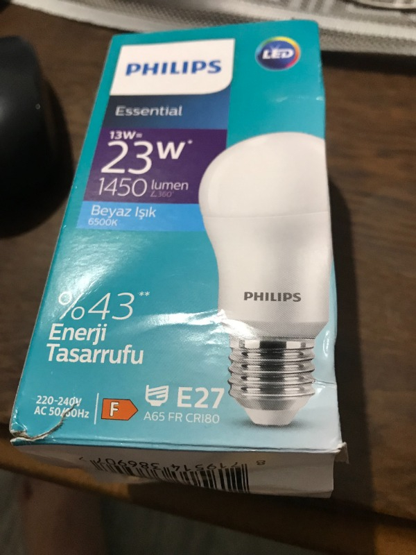 PHILIPS LED 13W AMPUL 6500K BEYAZ IŞIK