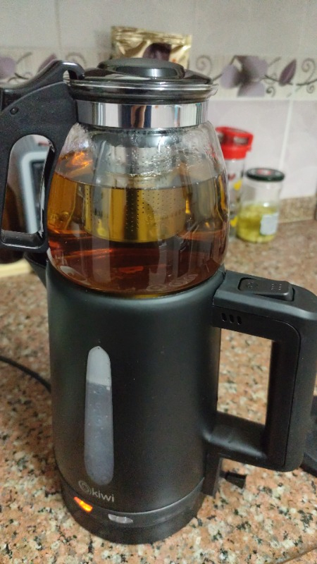 Kiwi KTM-2907 2200 W Cam Demlikli Çay Makinesi