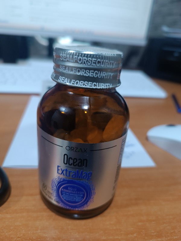 Orzax Ocean ExtraMag Üçlü Magnezyum Kombinasyonu 60 Tablet