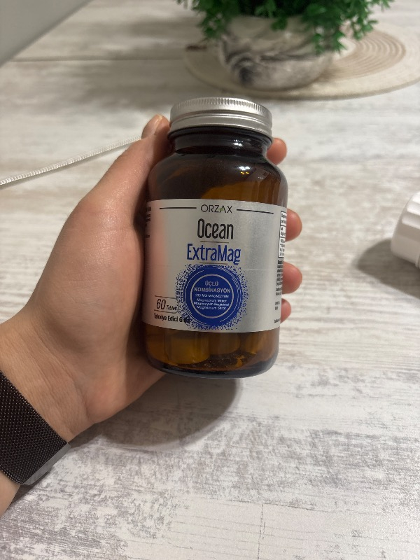 Orzax Ocean ExtraMag Üçlü Magnezyum Kombinasyonu 60 Tablet
