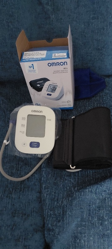 OMRON M2+ 30 Ölçüm Hafızalı Geniş Manşetli Üst Koldan Ölçer Dijital Tansiyon Aleti HEM-7146-E