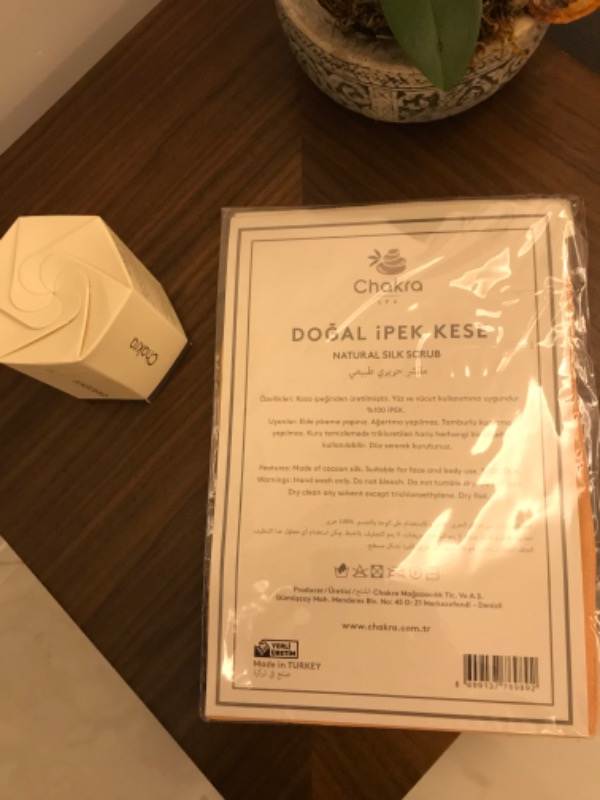 Chakra Doğal İpek Kese Standart