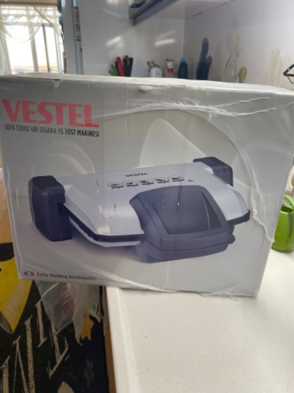 Vestel Sefa T2002 Gri Tost Makinesi