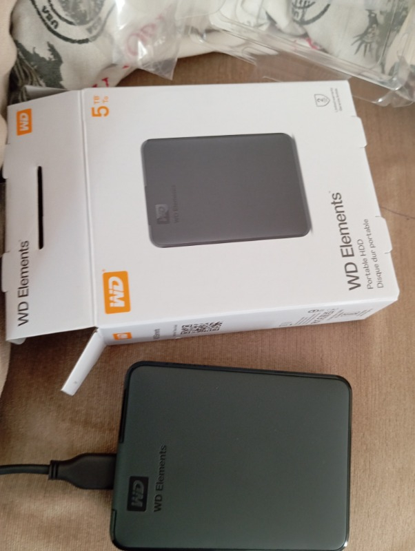 WD Elements 5TB 2.5" Siyah Taşınabilir Disk WDBU6Y0050BBK-EA