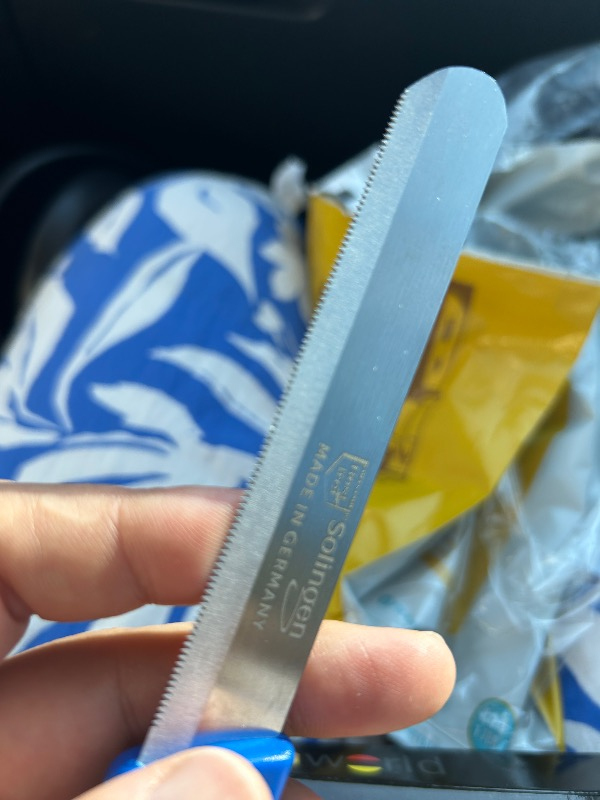 Solingen Micro Tırtıklı Sebze Doğrama Bıçağı 6'lı Karışık Renkli Çelik Malzeme ile Ergonomik Tasarım