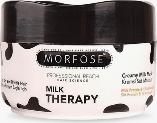 Morfose Milk Therapy 500 ml Saç Maskesi Süt Proteini ve 12 Amino Asit İçeren Kuru Saçlar İçin