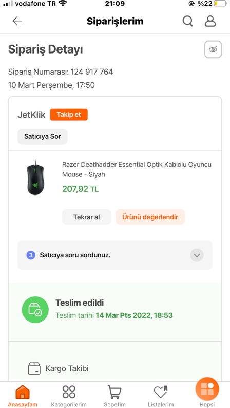 Razer Deathadder Essential Optik Kablolu Oyuncu Mouse