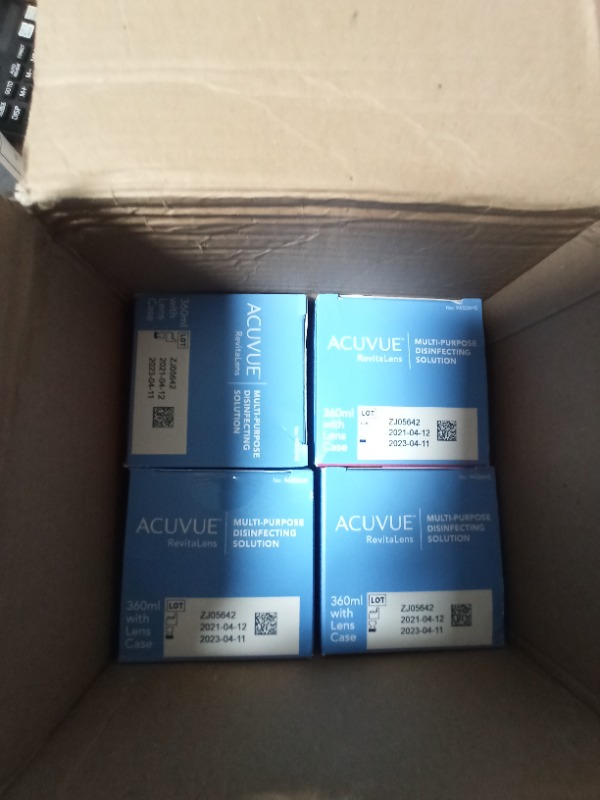 Acuvue Revitalens Solüsyonu 360 ml 4 Kutu