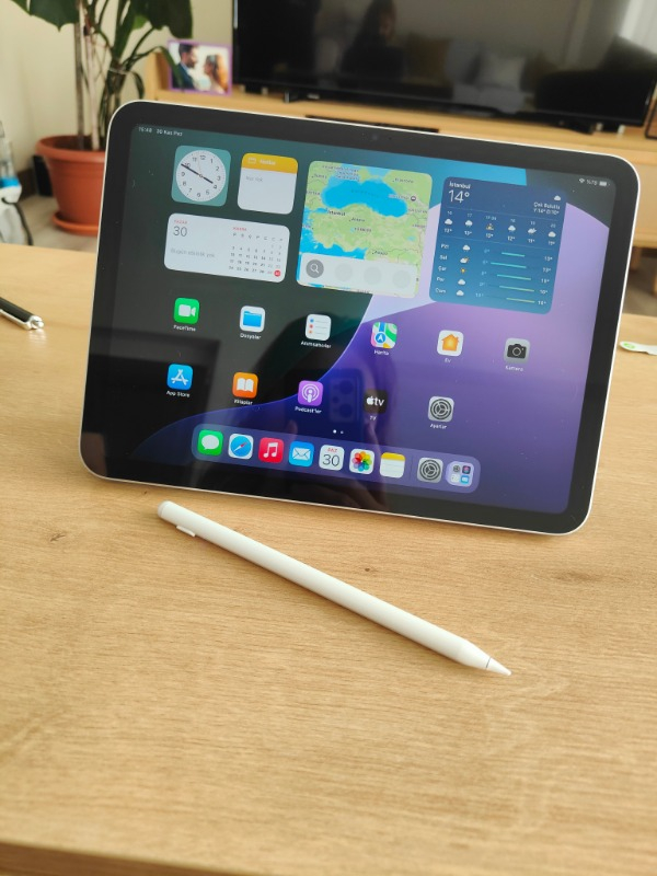 Apple iPad A16 11" 256GB Wi-Fi Tablet Gümüş MD4G4TU/A
