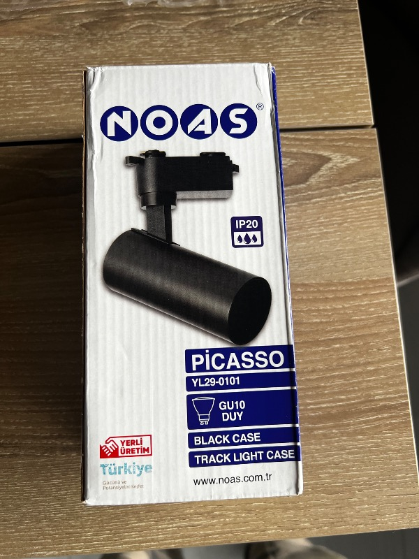 Led Projem 30WLED Ray Spot Siyah 5'li Set