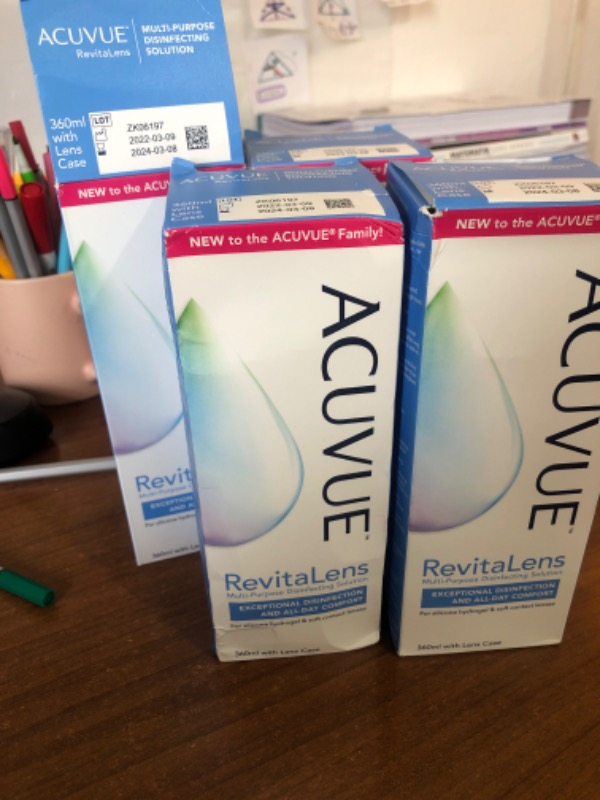 Acuvue Revitalens Solüsyonu 360 ml 4 Kutu