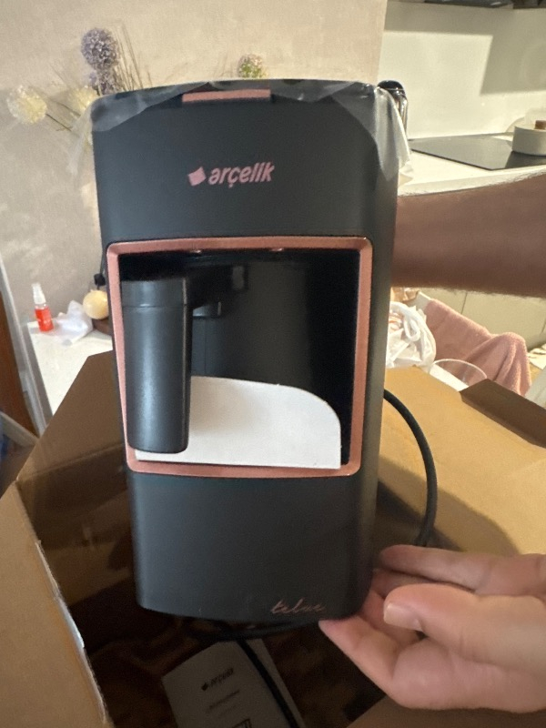 Arçelik K-3300 Siyah Mini Telve Türk Kahve Makinesi
