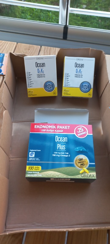 Orzax Ocean D3 K2 Damla 20 ml