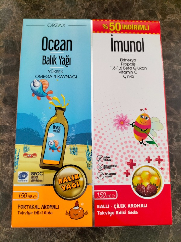 Ocean Balık Yağı + Imunol