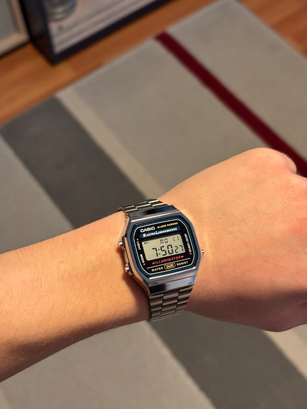 Casio A168WA-1WDF Digital Erkek Kol Saati