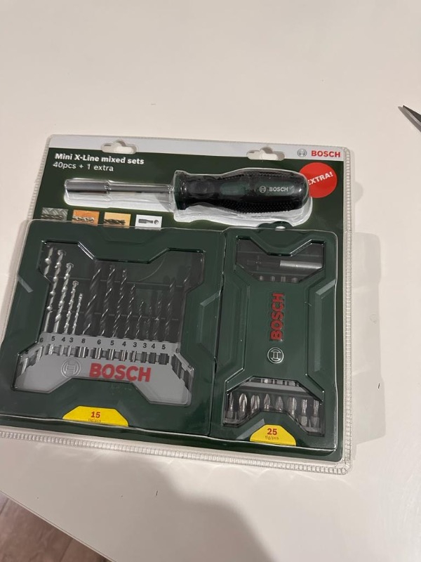 Bosch X-Line 15 Parça Delme 25 Parça Vidalama Ucu Seti + Tornavida
