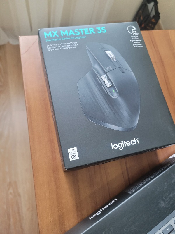Logitech MX Master 3S Performans 8.000 DPI Optik Sensörlü Sessiz Kablosuz Mouse - Siyah