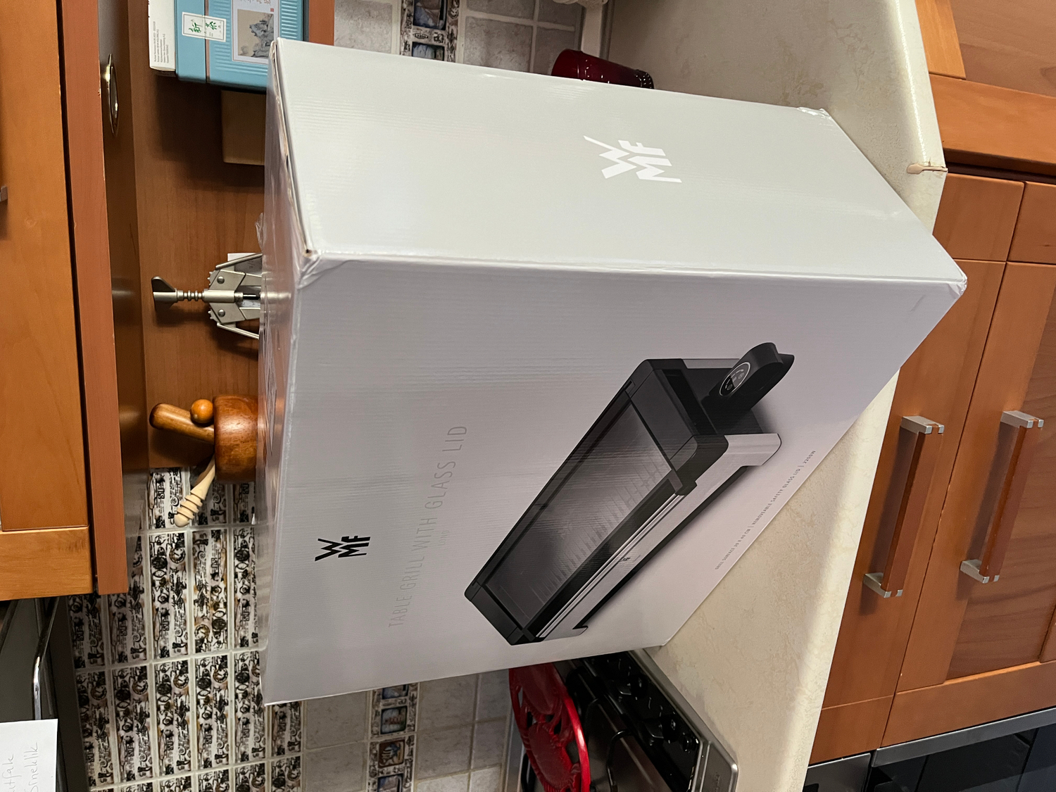 WMF Lono Grill Çelik Tek Bölmeli Cam Kapaklı Elektrikli Izgara 2200 W