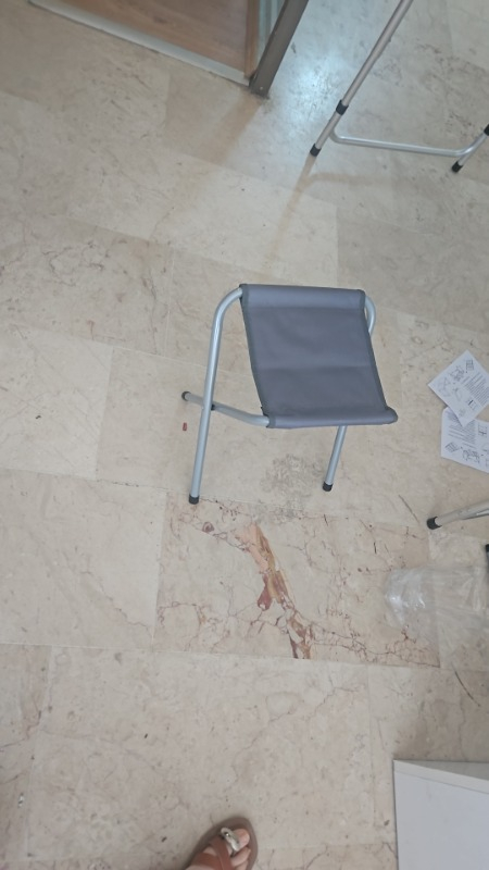 Uniqamping Çanta Tipi 4 Tabureli Katlanır Kamp Masa Seti - Ahşap Desen