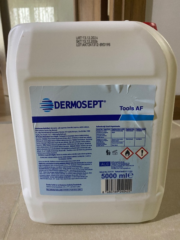 Dermosept Alet ve Yüzey Dezenfektanı Tools Af 4250 ml