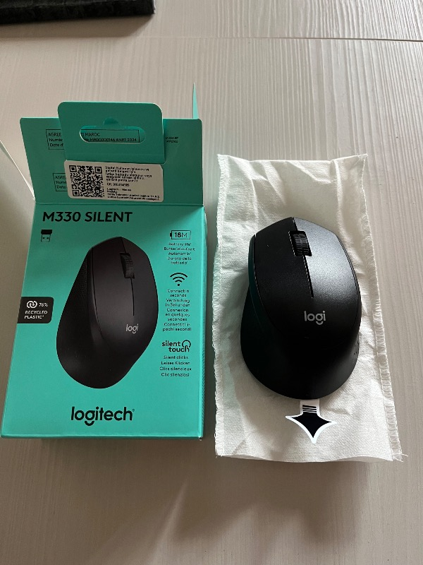 LOGITECH M330 SILENT KABLOSUZ SİYAH 910-004909