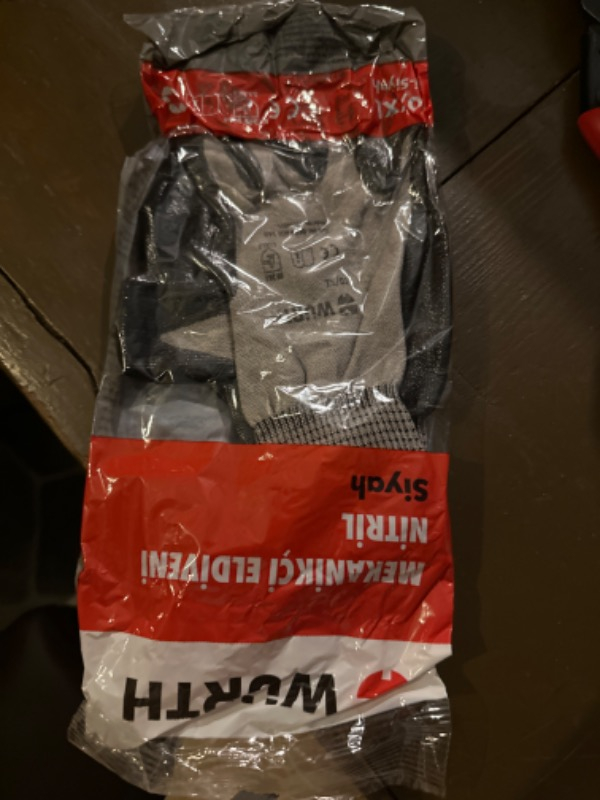 Würth Iş Güvenliği Eldiveni Mekanikçi Siyah No:10