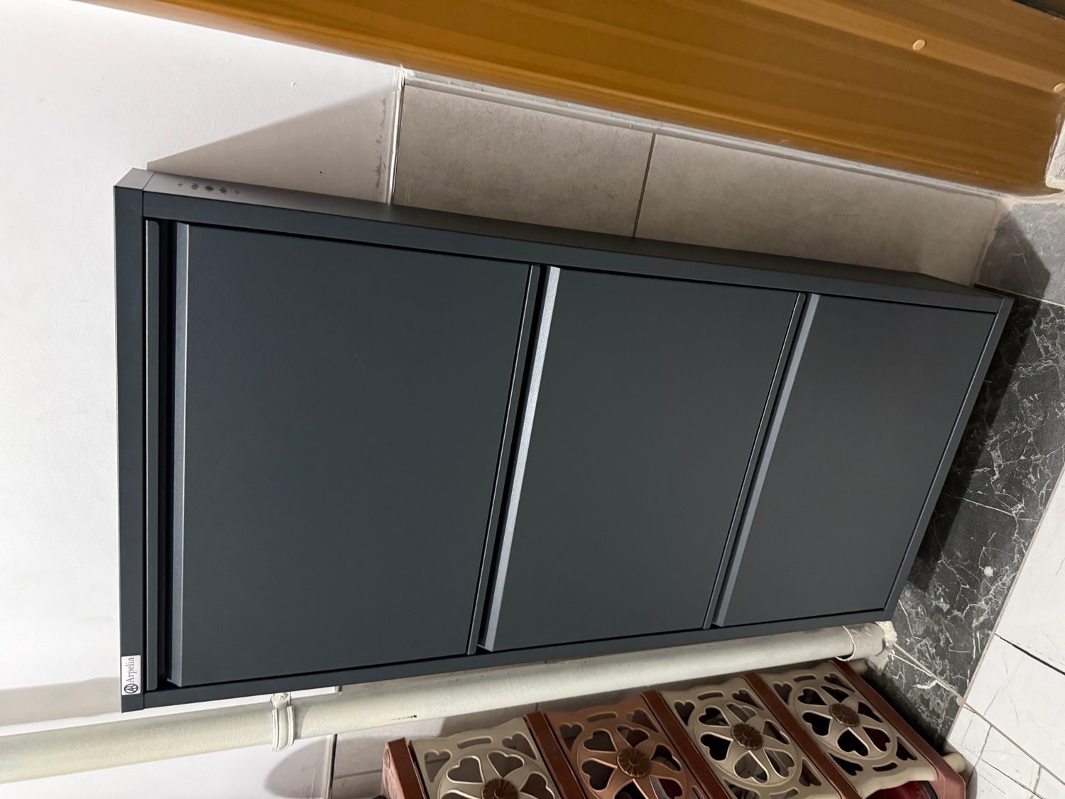 Arpelia Metal Ayakkabılık 3’lü Antrasit