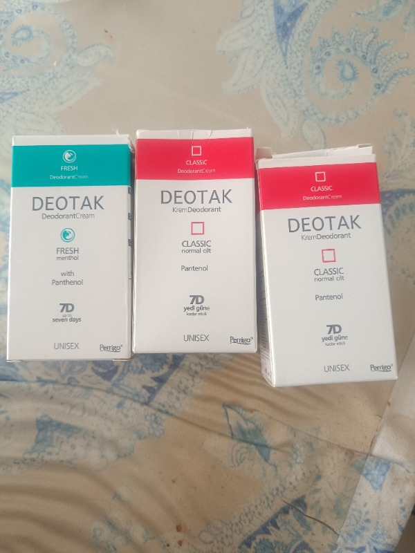Deotak Klasik Krem Deodorant 35 ml