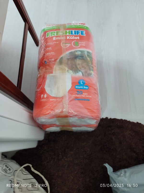 Freshlife Large Emici Külot 30’Lu 2 Paket (60 Adet)