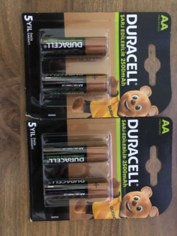 Duracell Şarj Edilebilir AA Kalem Pil 2500 Mah 4'Lü Paket