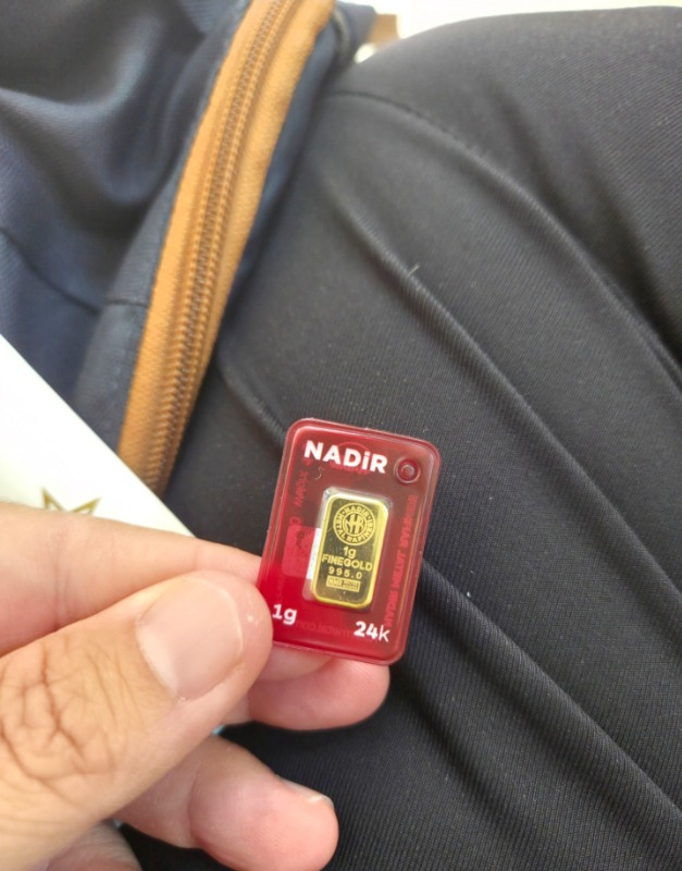 Nadir Gold 24 Ayar Külçe Gram Altın 1 Gr.