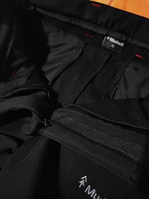 Mudwıll Softshell 600201 Siyah Kırmızı Fermuar