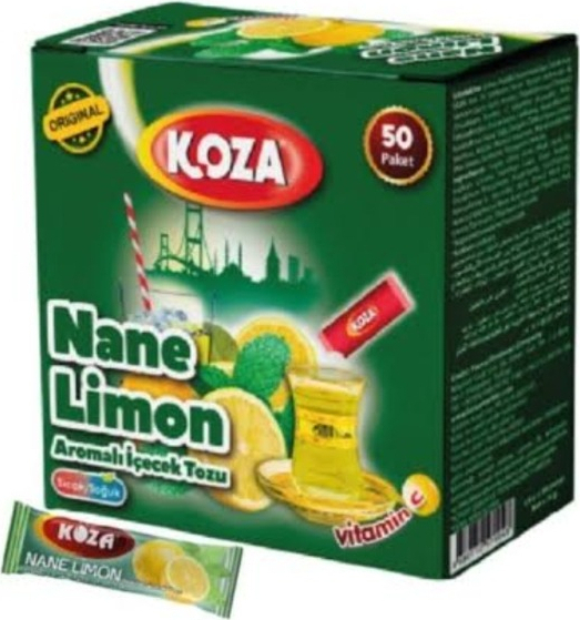 Koza Tek İçimlik Nane Limon Aro. İçecek Tozu (50 Stick)