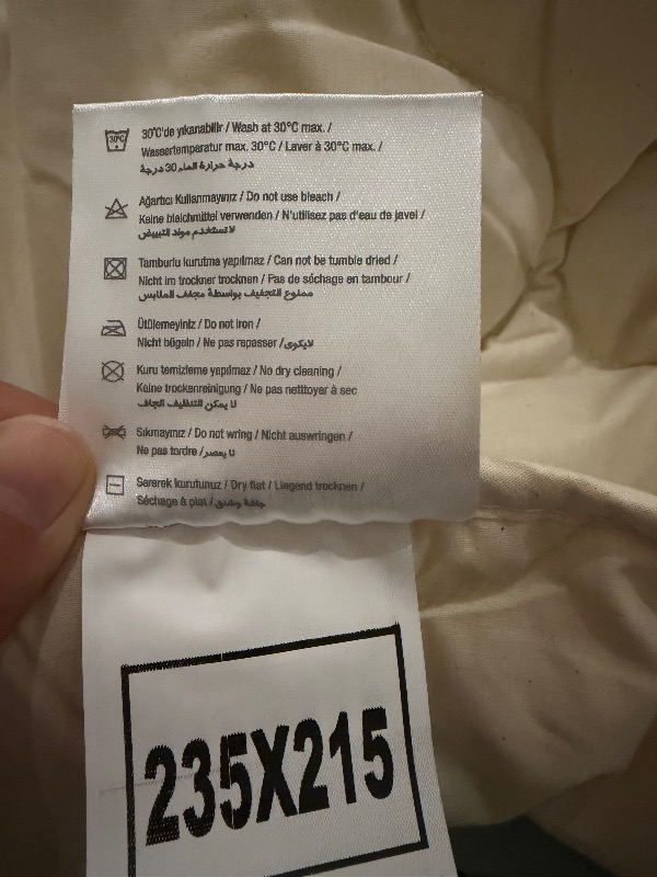 Yataş Bedding SUPERWASHED YÜN Yorgan (Çift Kişilik XL - 235x215 cm)