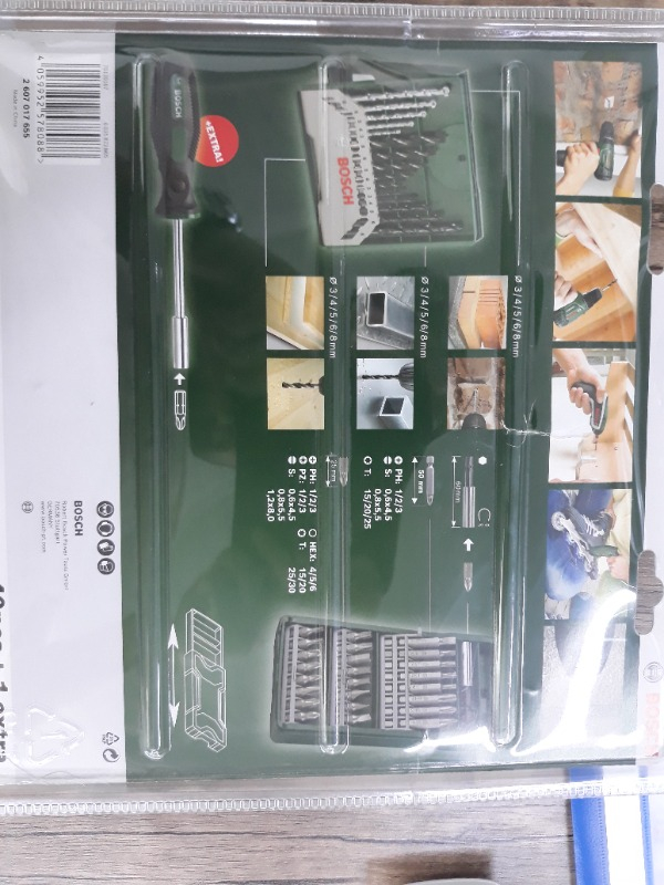 Bosch X-Line 15 Parça Delme 25 Parça Vidalama Ucu Seti + Tornavida