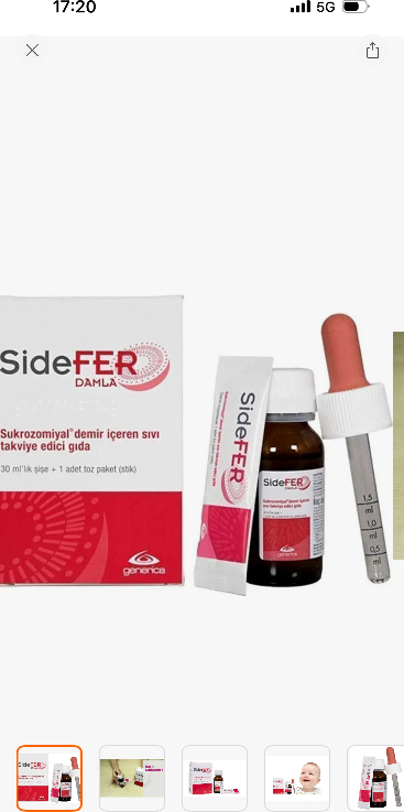 Sidefer Damla 30 Ml Şişe + 1 Stik