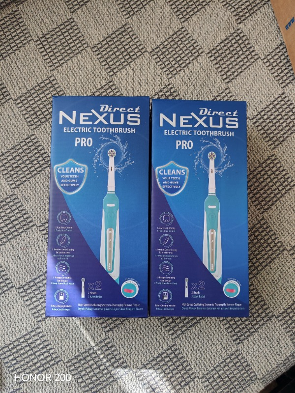 Direct Nexus Elektirikli Şarj Edilebilir Diş Fırçası + 2 Yedek Başlık