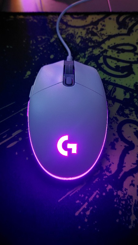 Logitech G G102 LIGHTSYNC RGB Aydınlatmalı 8.000 DPI Kablolu Oyuncu Mouse – Beyaz