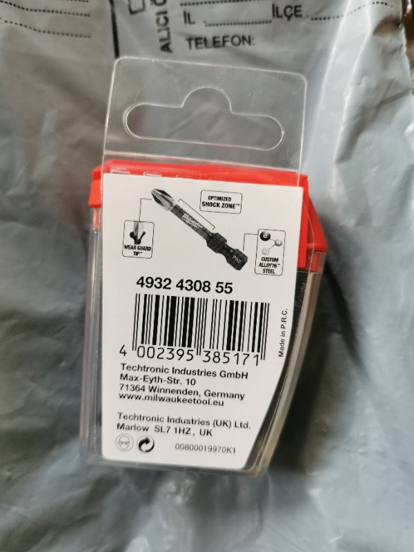 Milwaukee Bits Uç Ph2 50 mm 10'lu Paket Shockwave