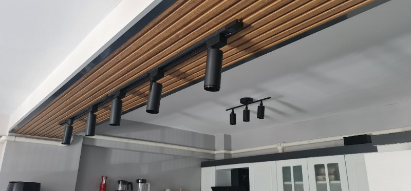 Led Projem 30WLED Ray Spot Siyah 5'li Set