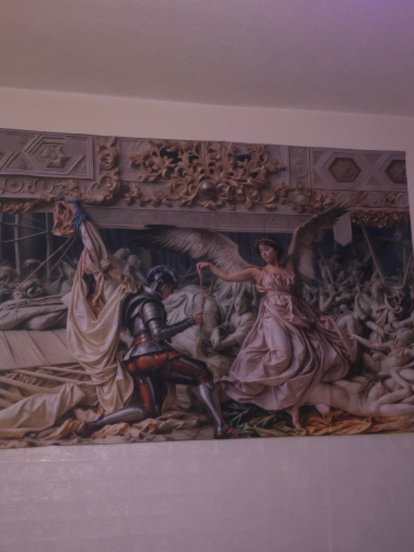 Muhteşem Rönesans Eserleri  Duvar Örtüsü Duvar Halısı Wall Tapestry