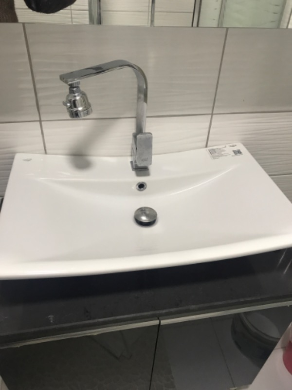 Donau Koku Önleyicili Pop-up Bas Aç Körüklü Banyo Lavabosu Gider Sifonu Gri Renk