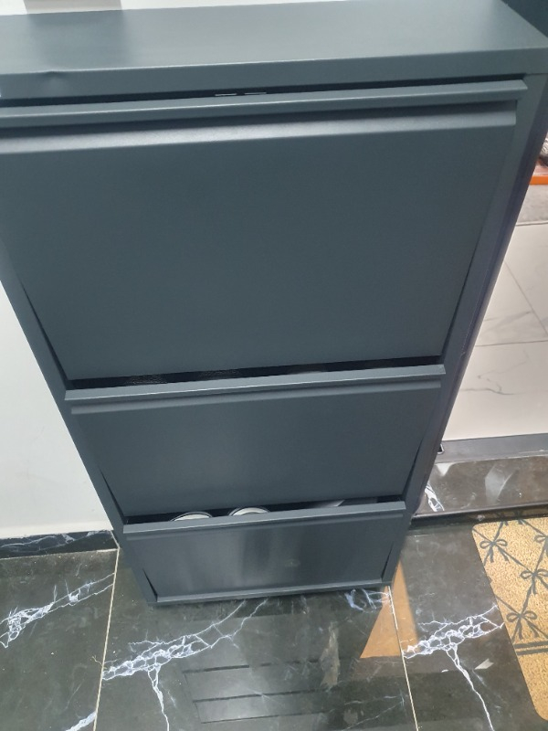 Arpelia Metal Ayakkabılık 3’lü Antrasit
